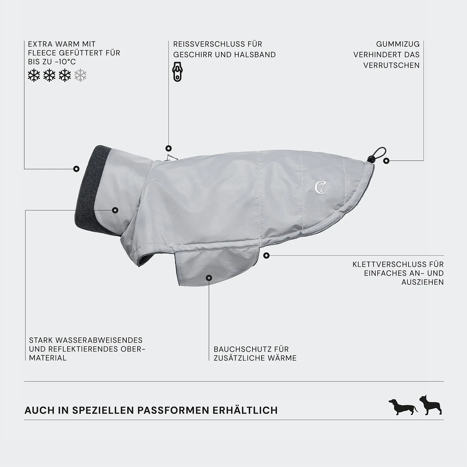 Hundemantel Brooklyn Fr. Bulldogge Reflective - Image 4