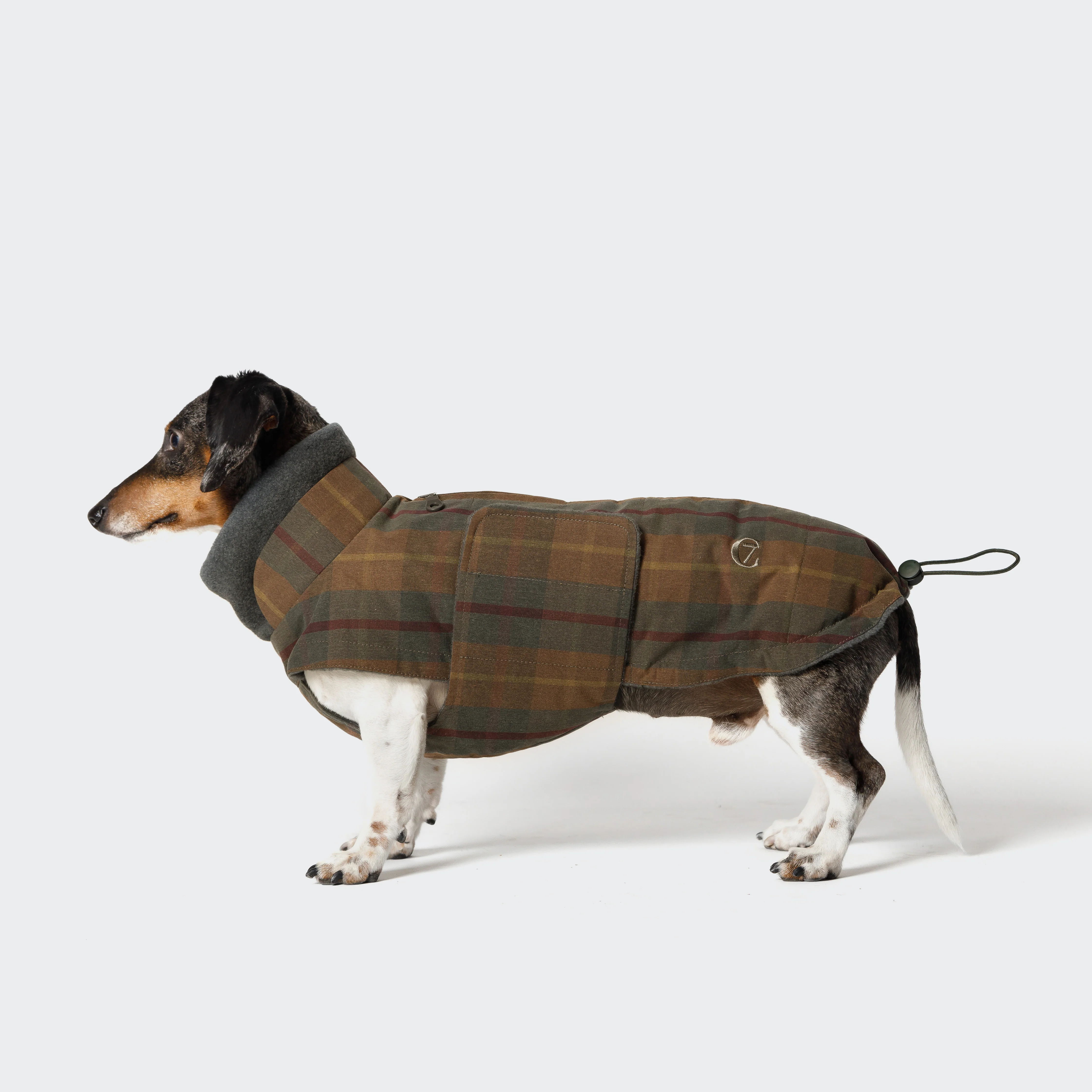 Hundemantel Dackel Brooklyn Waxed Tartan - Image 8