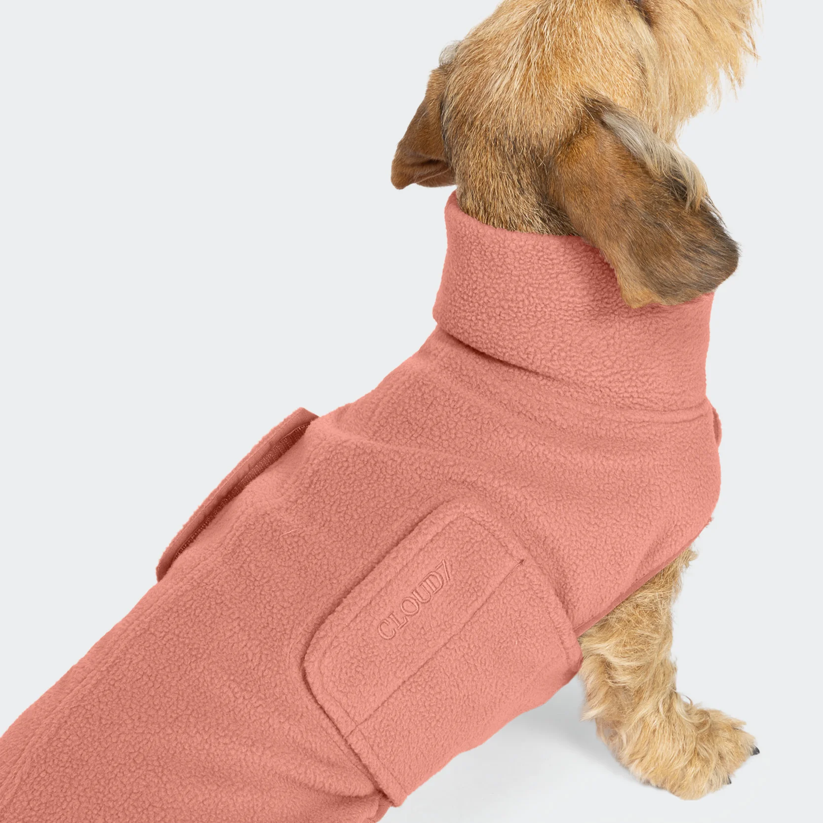 Hundepullover Dackel Fleece Derby 2.0 Faded Rose - Image 4